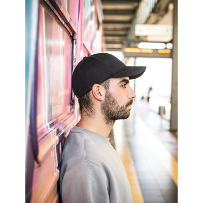 RYAN. Cap made of brushed cotton (65 recycled)